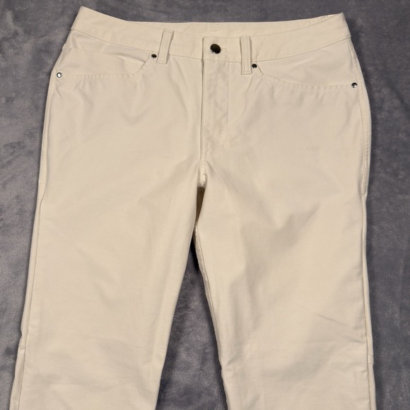 Lululemon ABC Pant Slim Men's 32x30 Utilitech Abrasion Resistant Ivory LM5ABNS - Picture 1 of 12